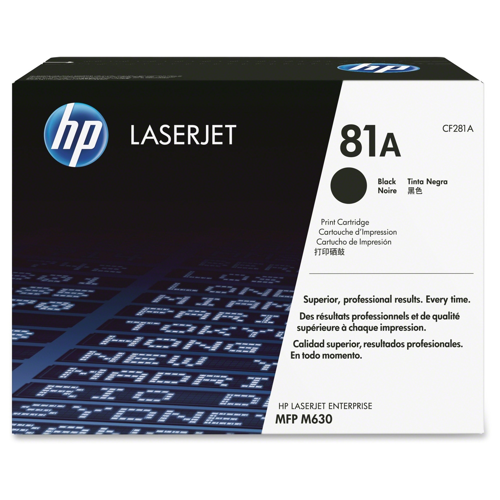 HP 81A สีดำ · CF281A