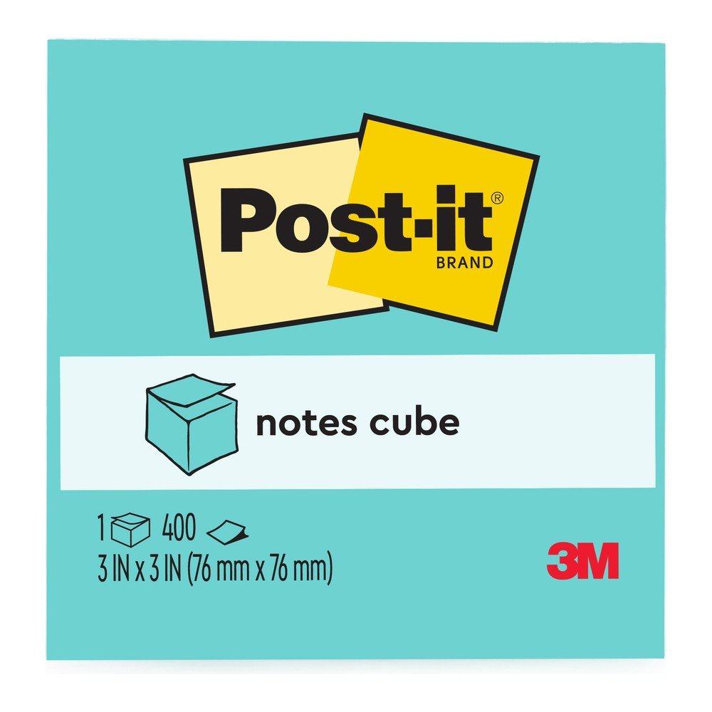 กระดาษโน้ต Post-it ก้อนคิวบ์ 2027 คละสี 3x3 นิ้ว
