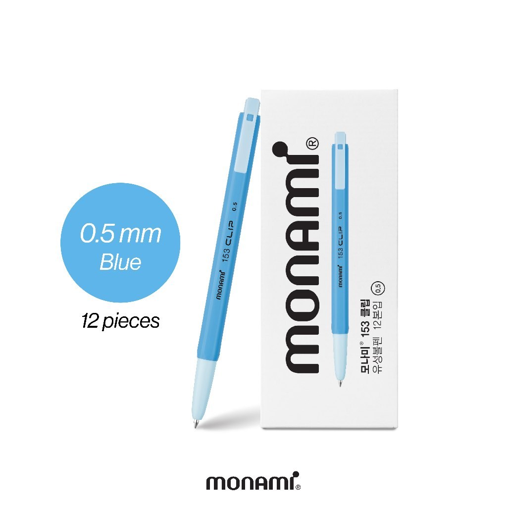 ปากกาลูกลื่น 0.7 มม. รุ่น Clip สีน้ำเงิน