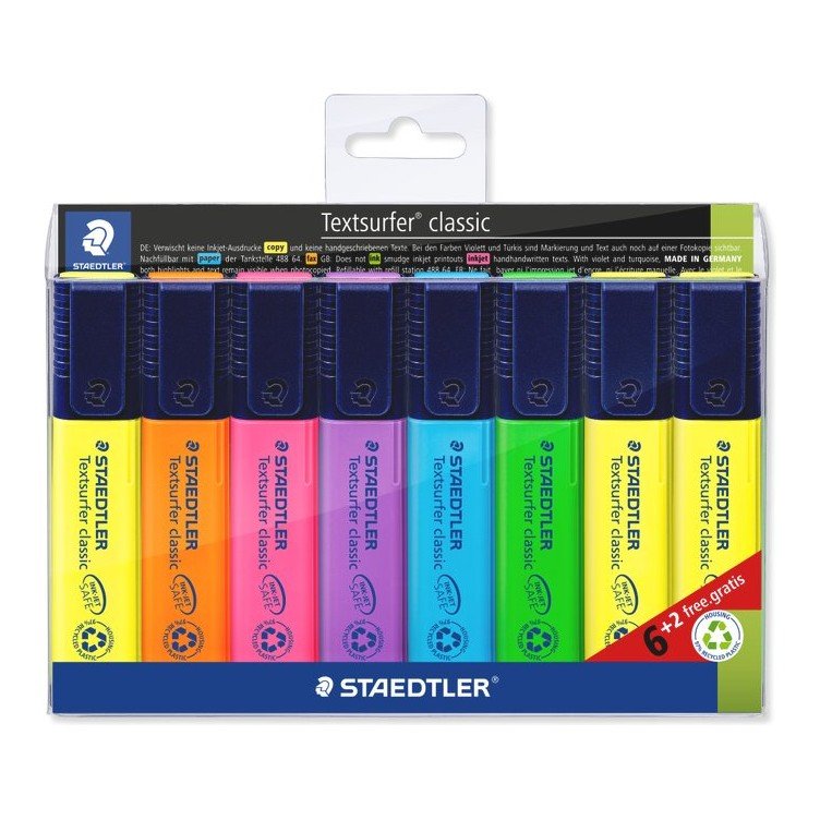 ปากกาเน้นข้อความ STAEDTLER Textsurfer classic 364