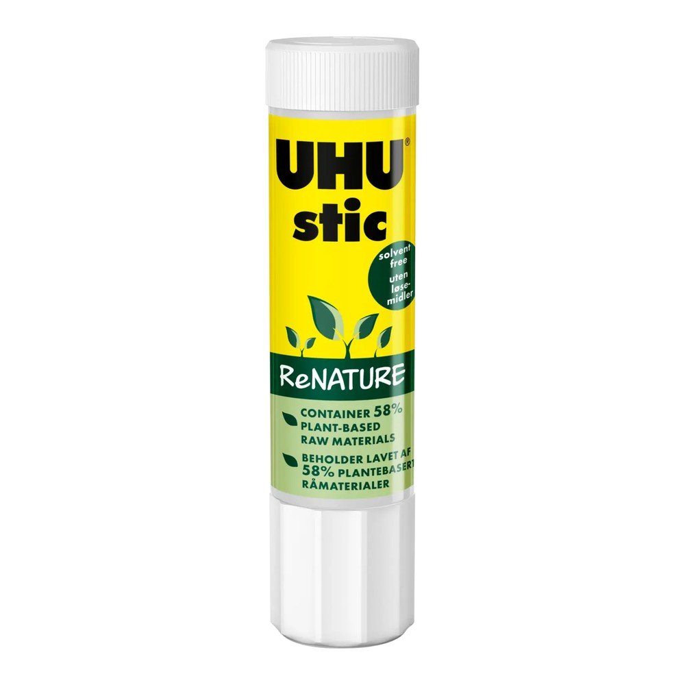กาวแท่ง UHU Stic ReNATURE 21 กรัม