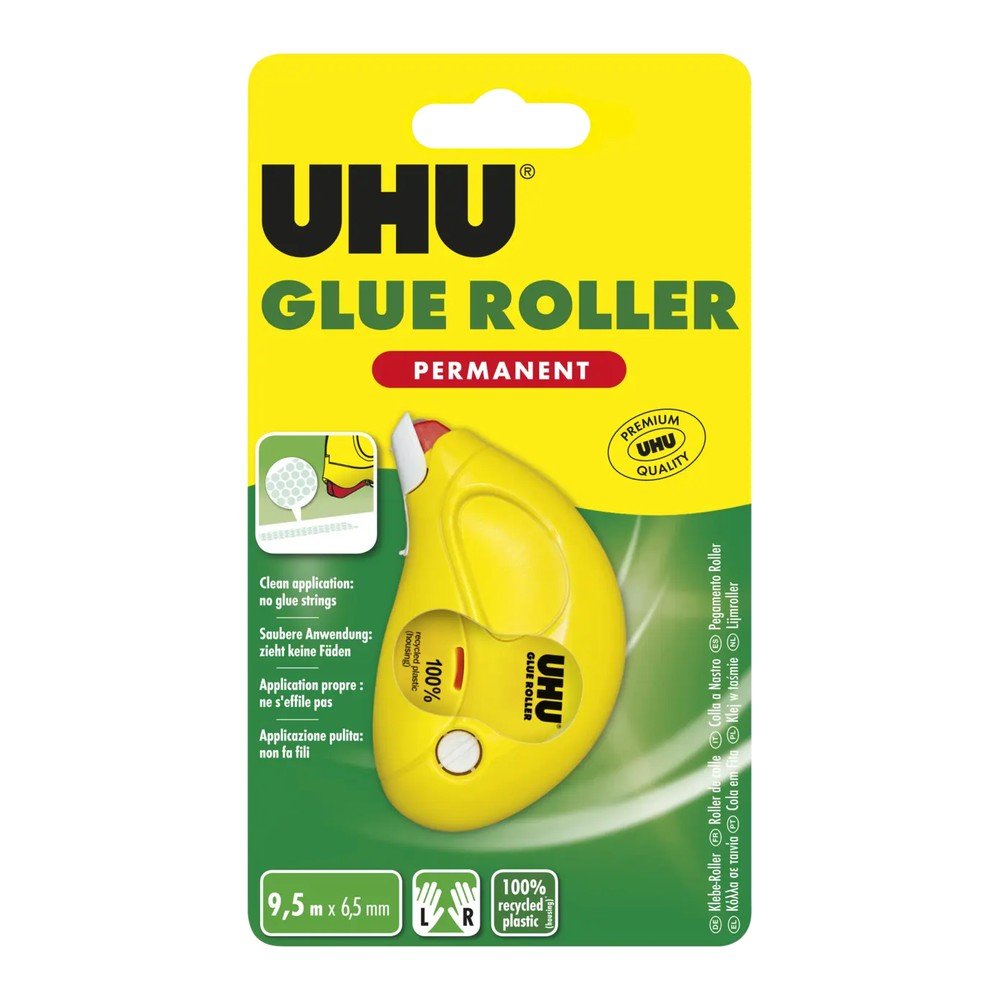 เทปกาวลูกกลิ้ง UHU Glue Roller แบบติดถาวร